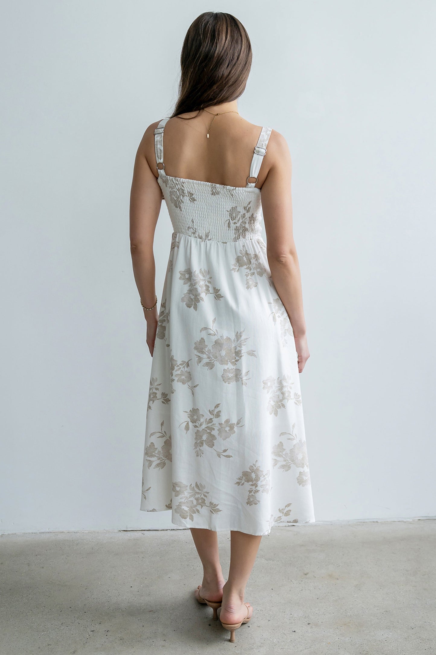 Brandy Floral Midi Dress