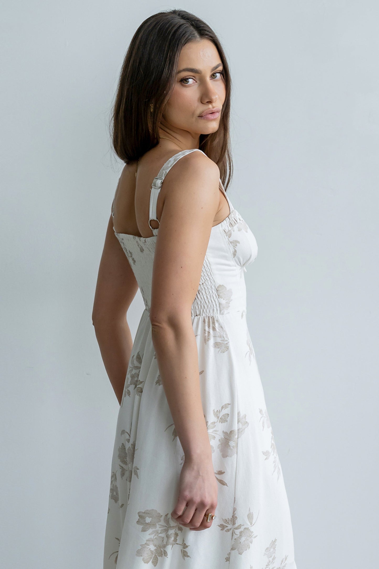 Brandy Floral Midi Dress