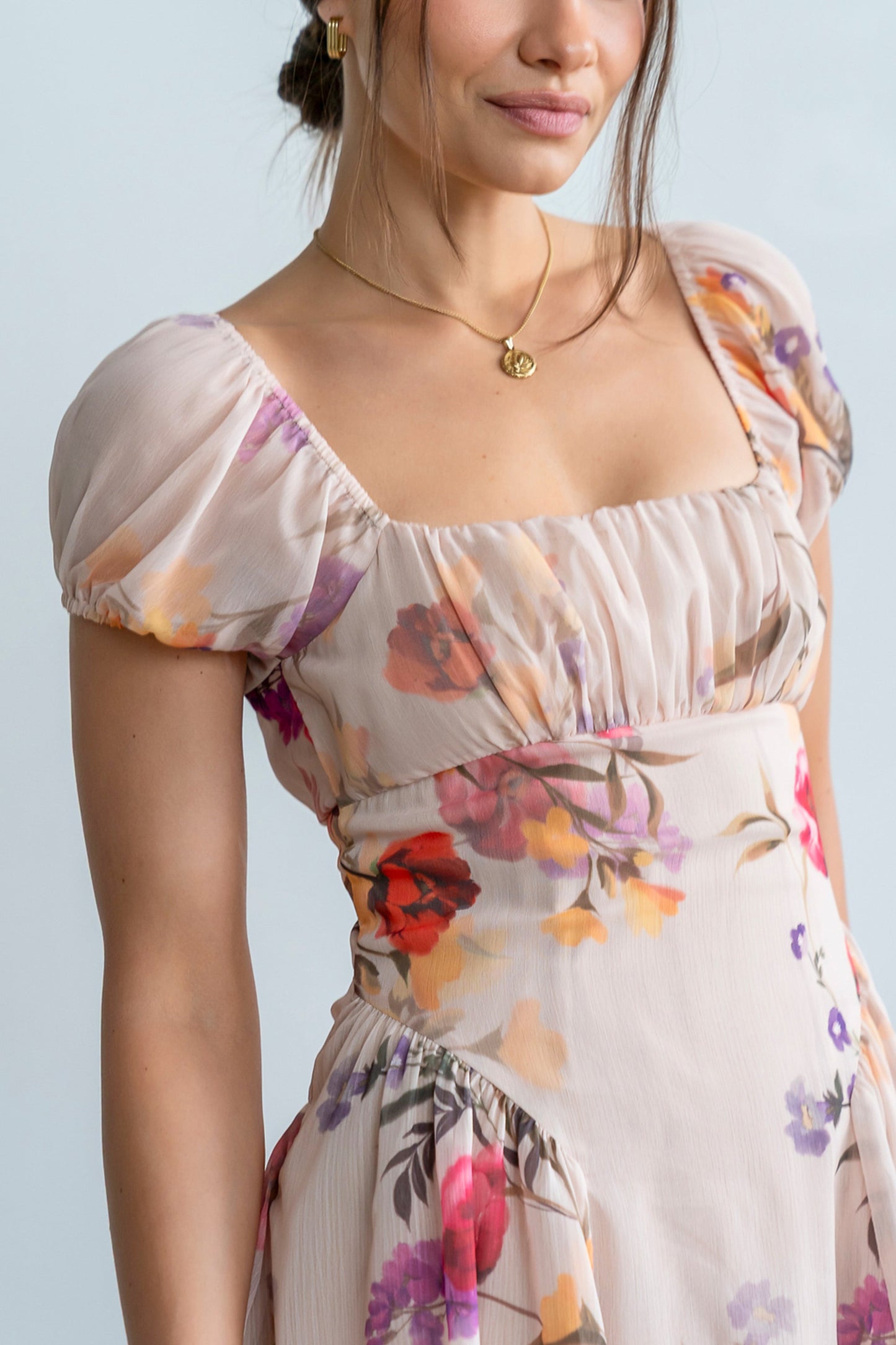 Carly Floral Midi Dress