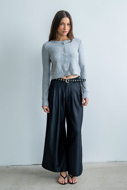 Christy Knit Sweater in Grey