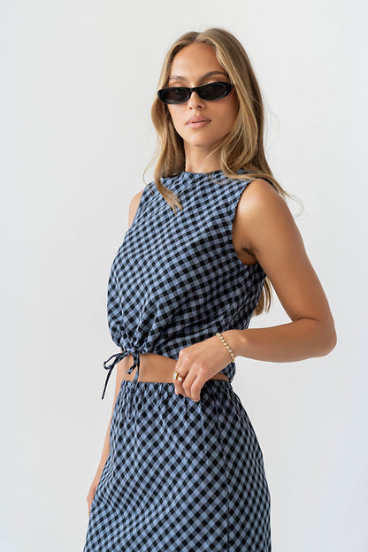 Baylor Plaid Tank