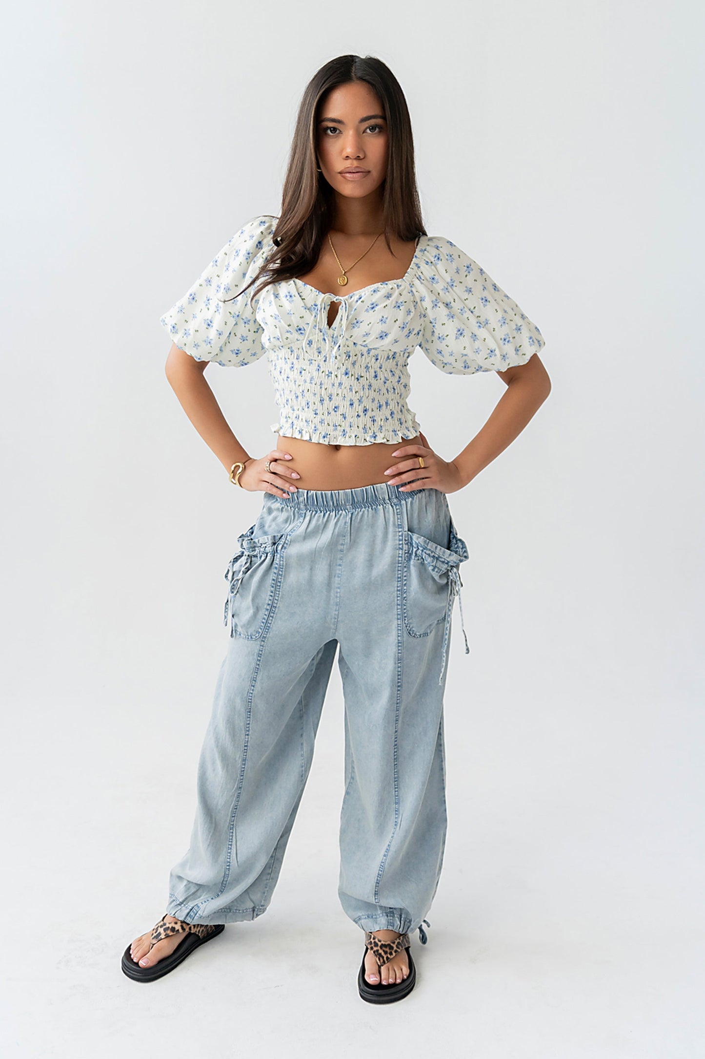 Brin Floral Top