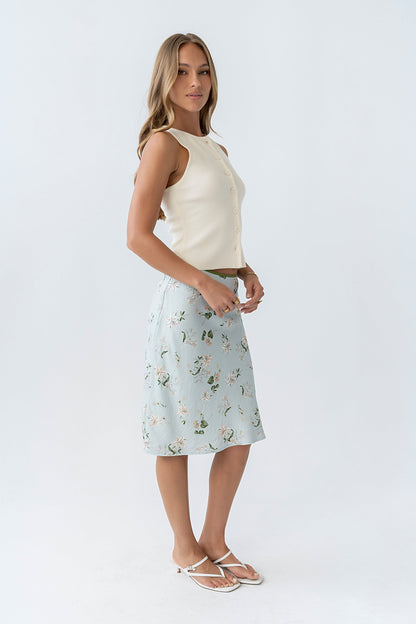 Erin Floral Midi Skirt