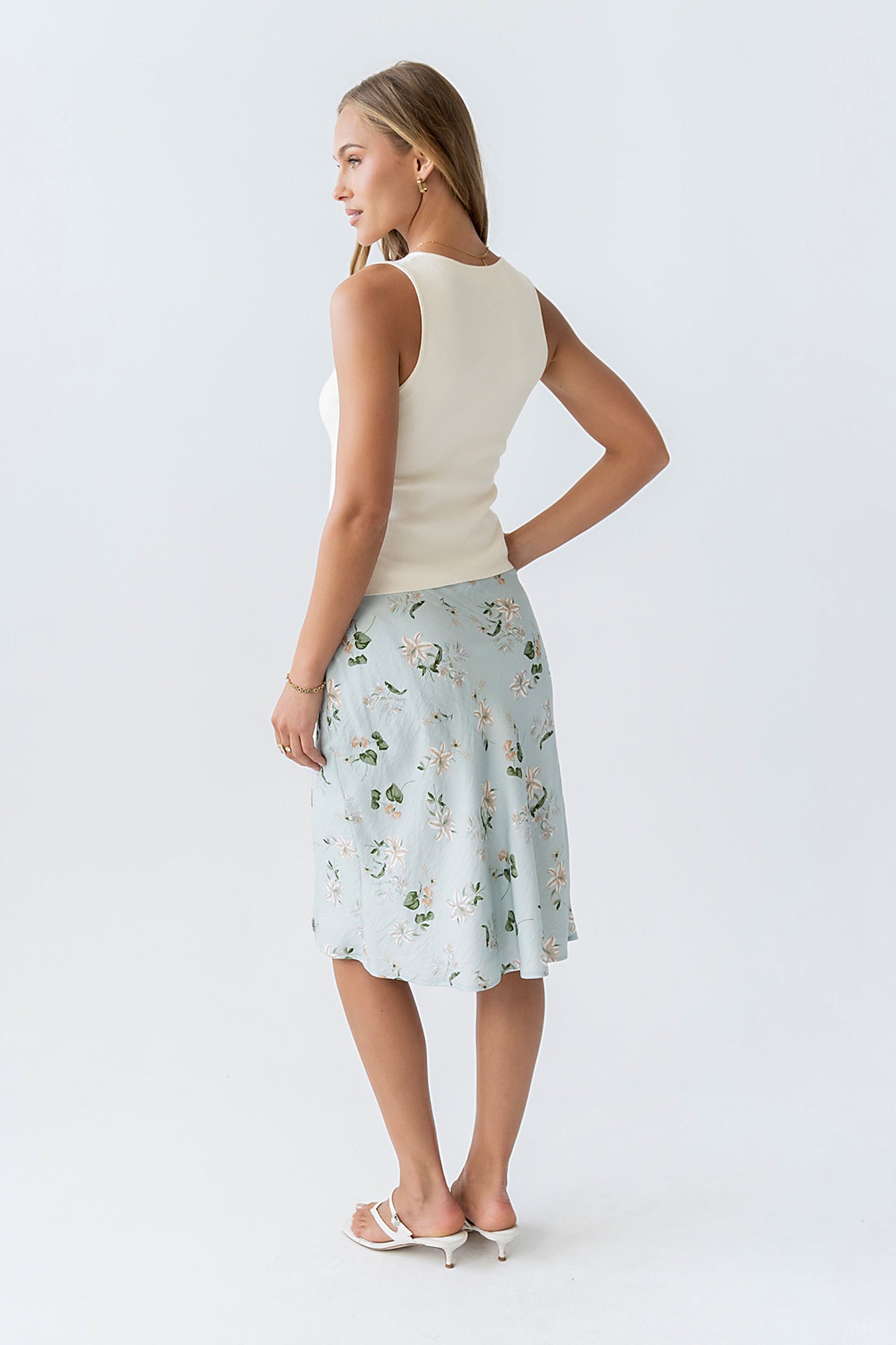 Erin Floral Midi Skirt