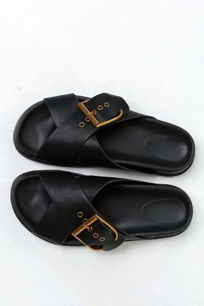 Barb Sandal in Black