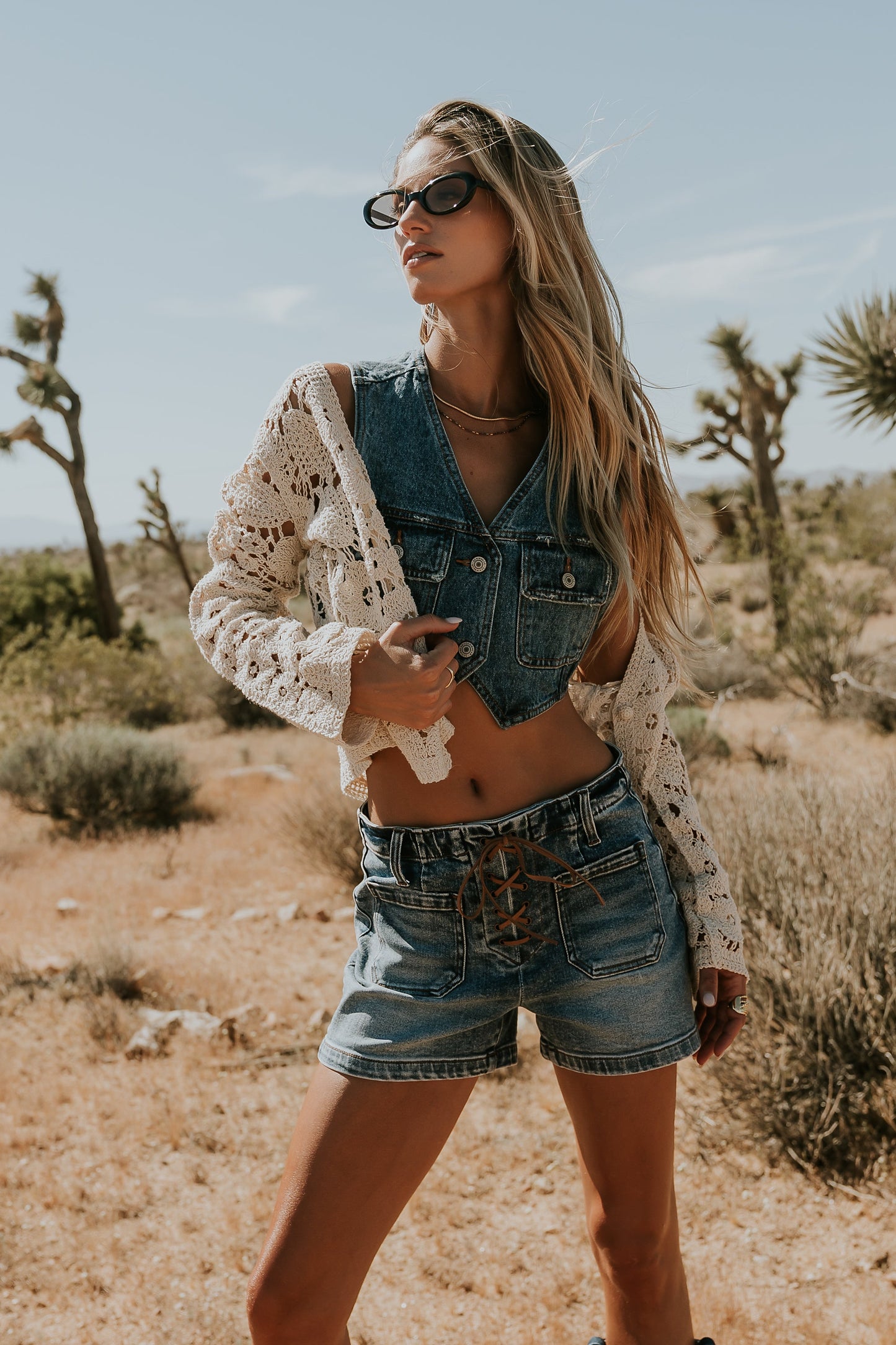 Colleen Denim Shorts