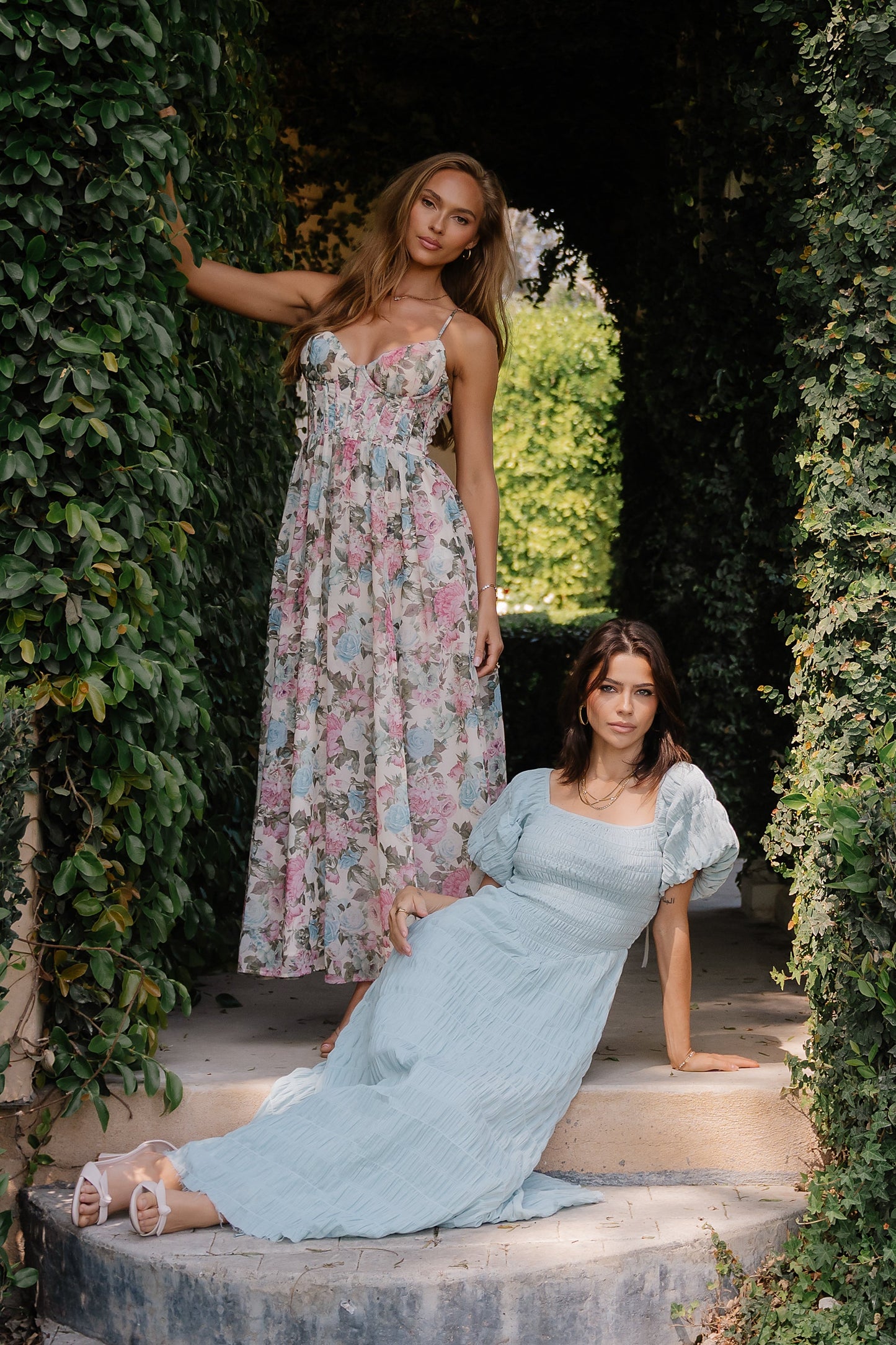 Bentley Floral Maxi Dress in Multi