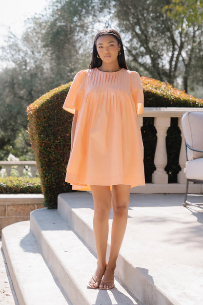Granger Pleated Baby Doll Dress