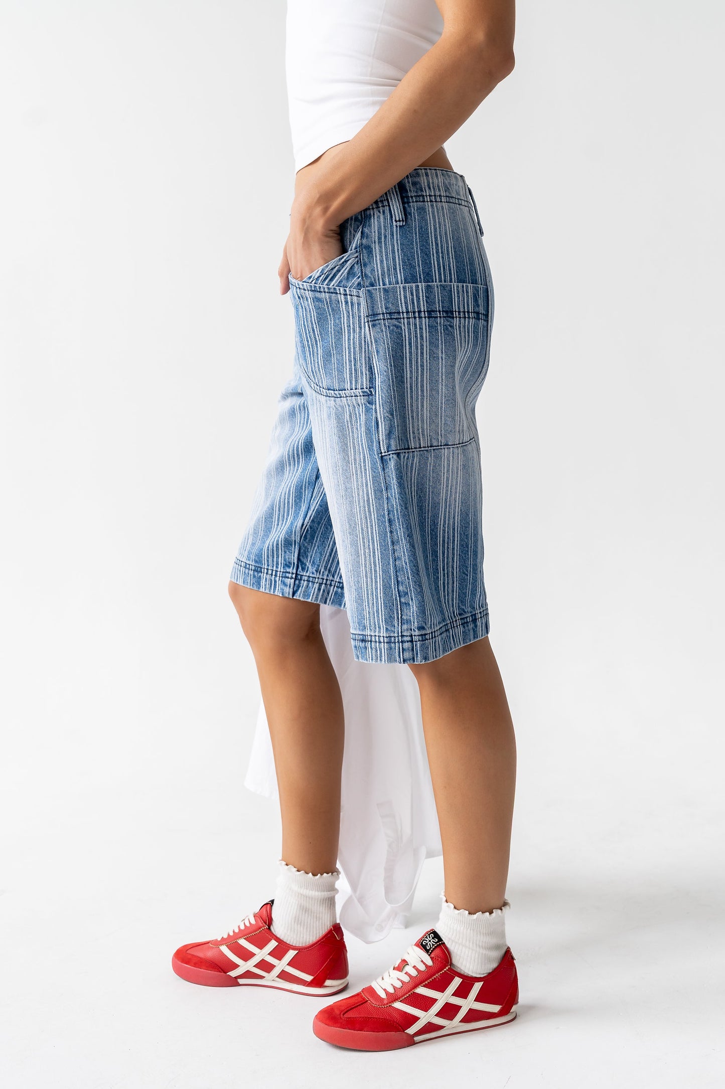 Franklin Striped Bermuda Shorts