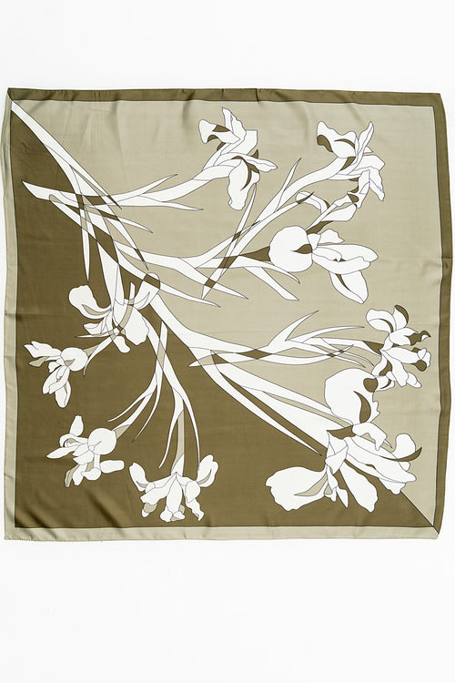 Giana Bandana Scarf in Green