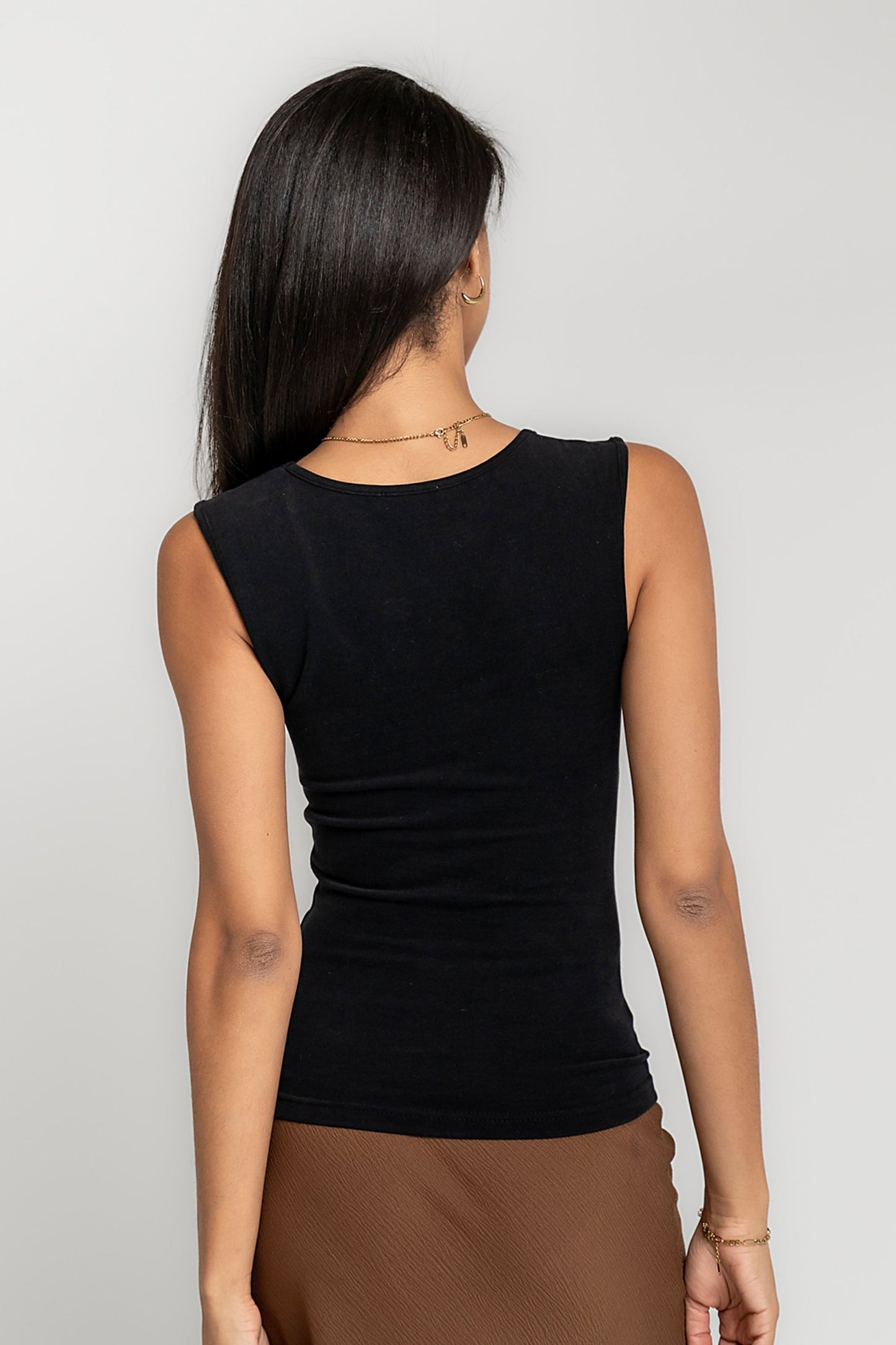 Anna Tank Top in Black