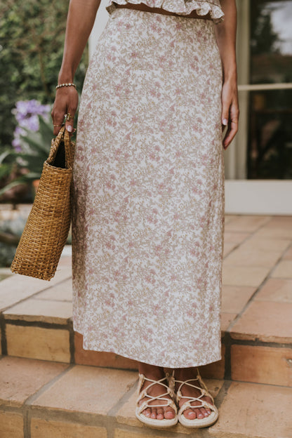Elise Floral Maxi Skirt