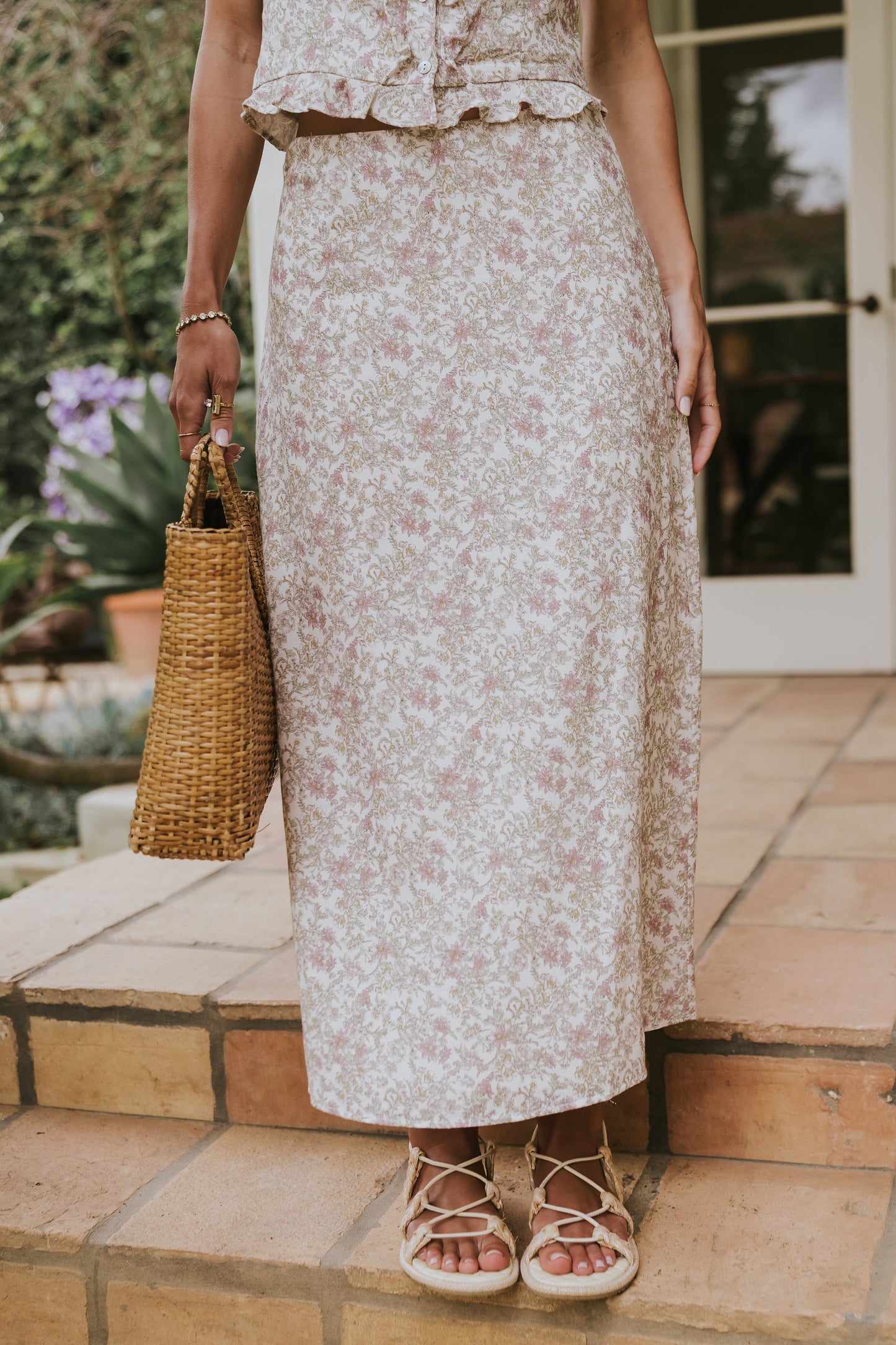 Elise Floral Maxi Skirt