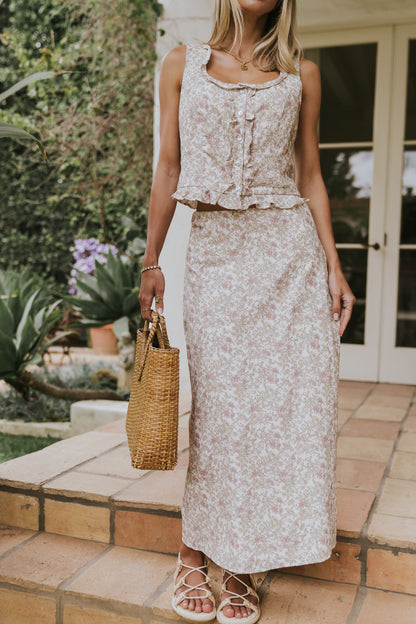 Elise Floral Maxi Skirt
