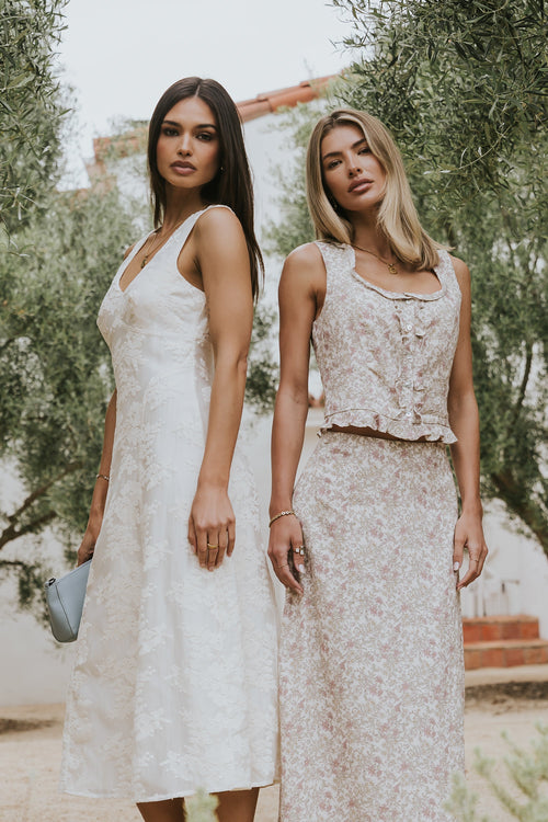 Elise Floral Maxi Skirt