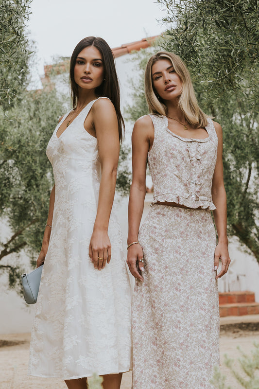 Elise Floral Maxi Skirt