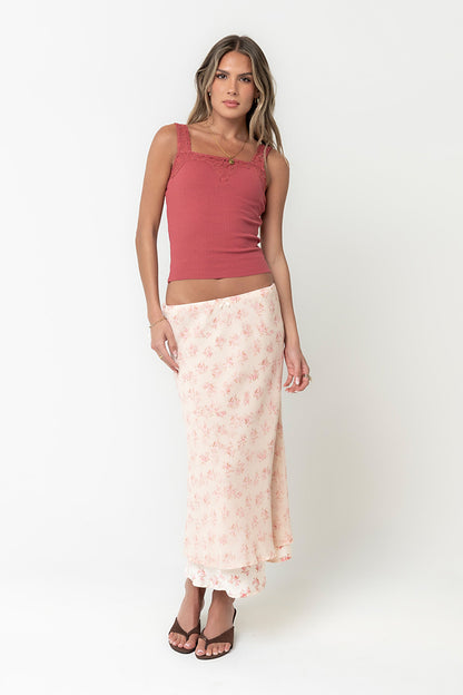 Emma Floral Midi Skirt