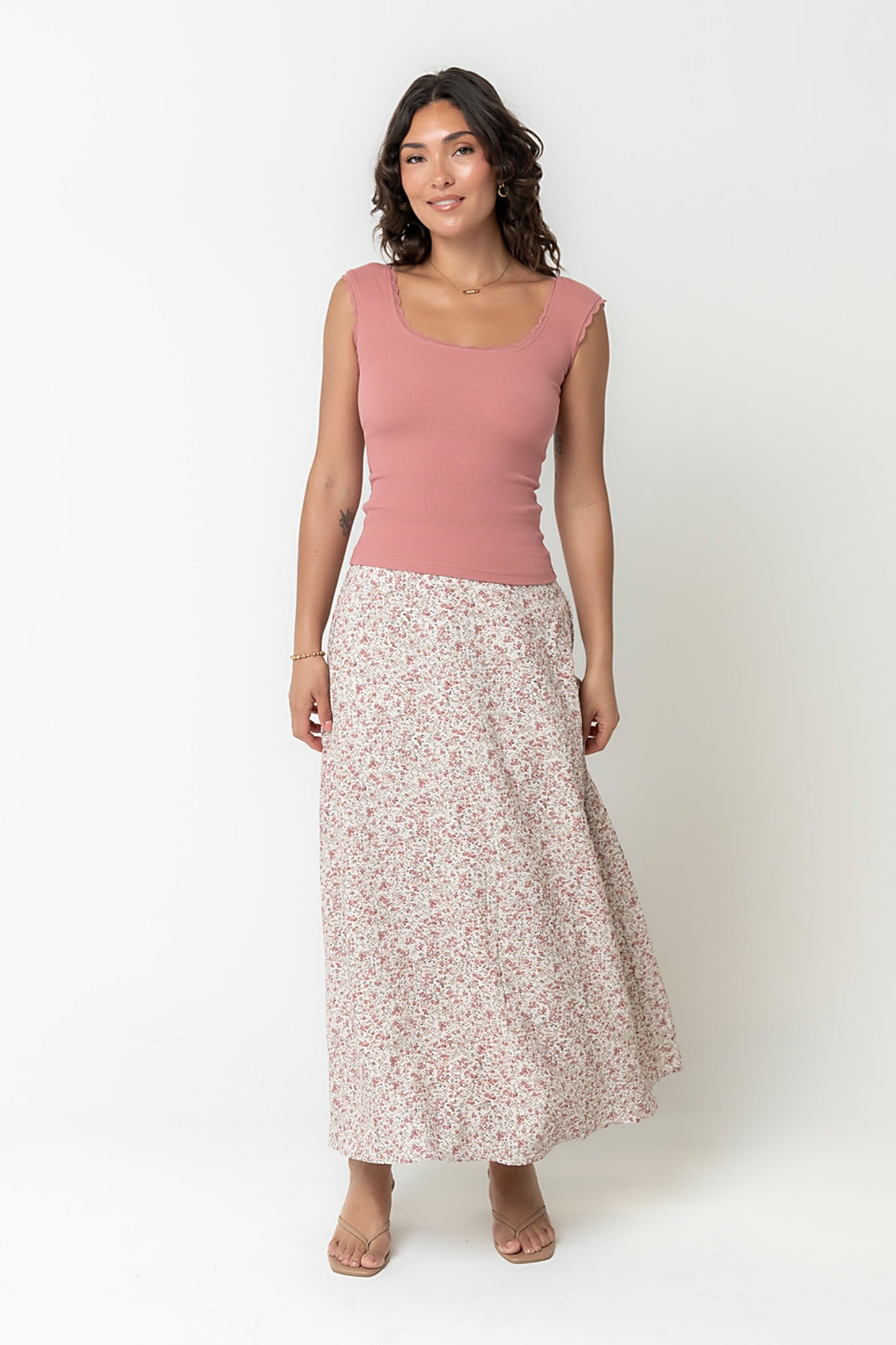 Averie Floral Maxi Skirt