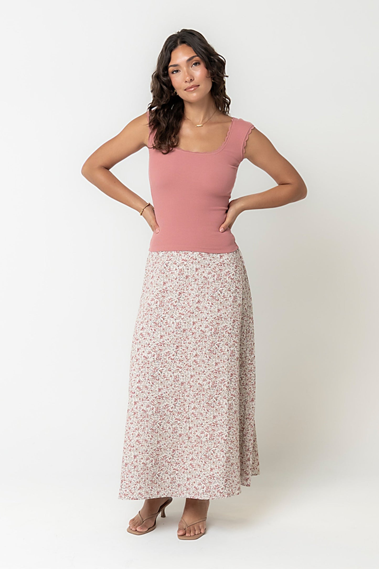 Averie Floral Maxi Skirt