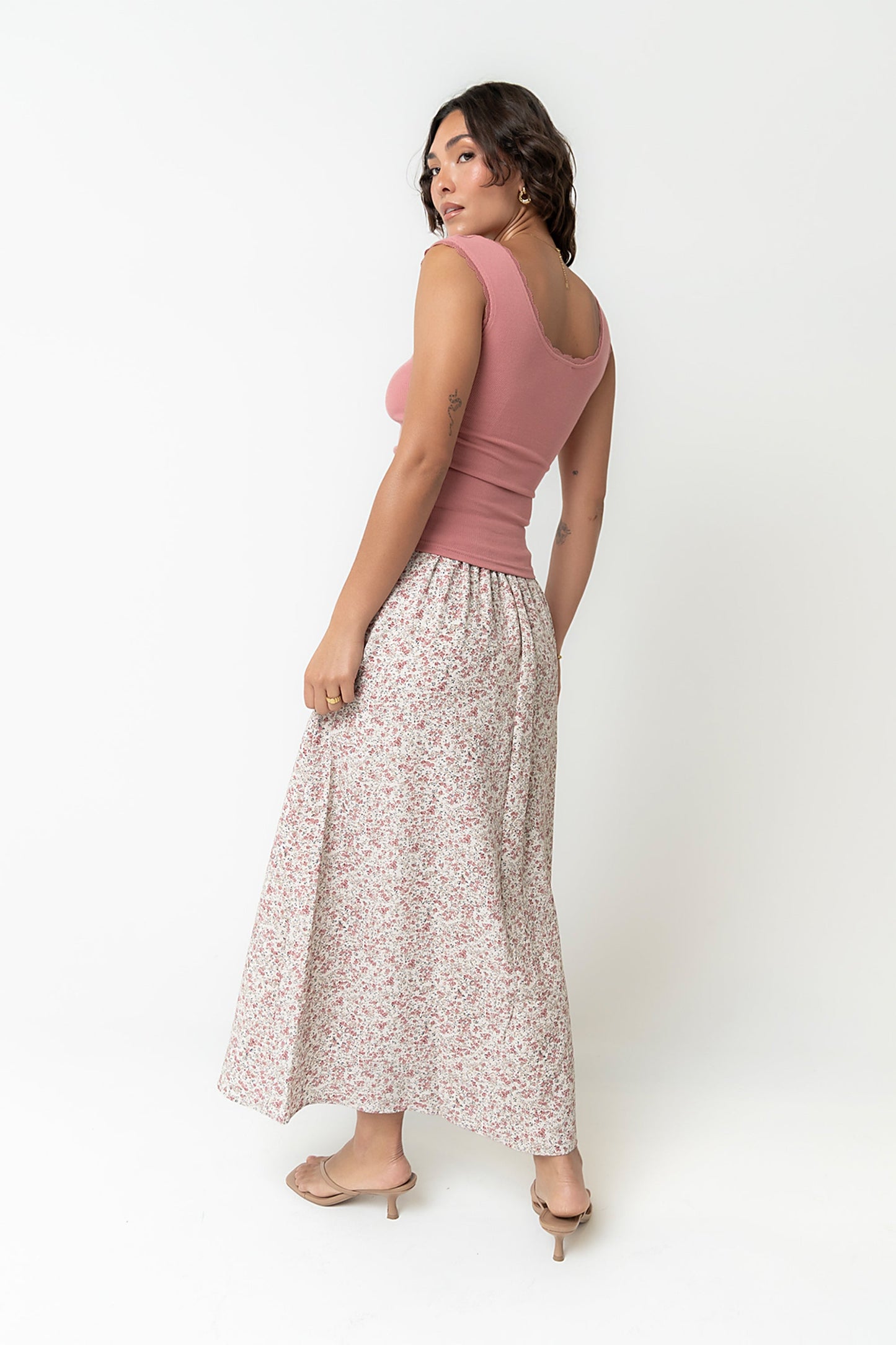 Averie Floral Maxi Skirt