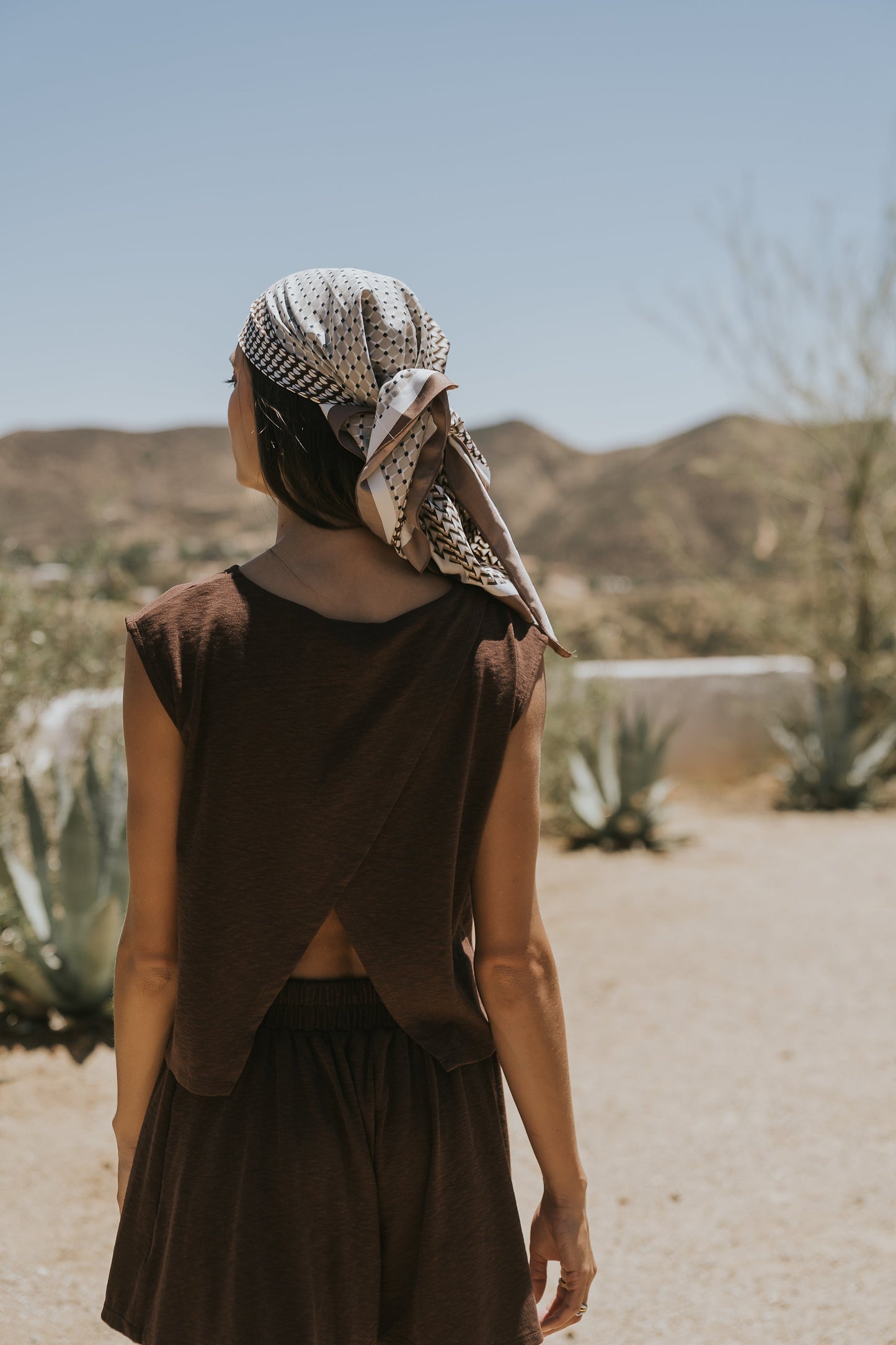Britta Tank Top in Brown