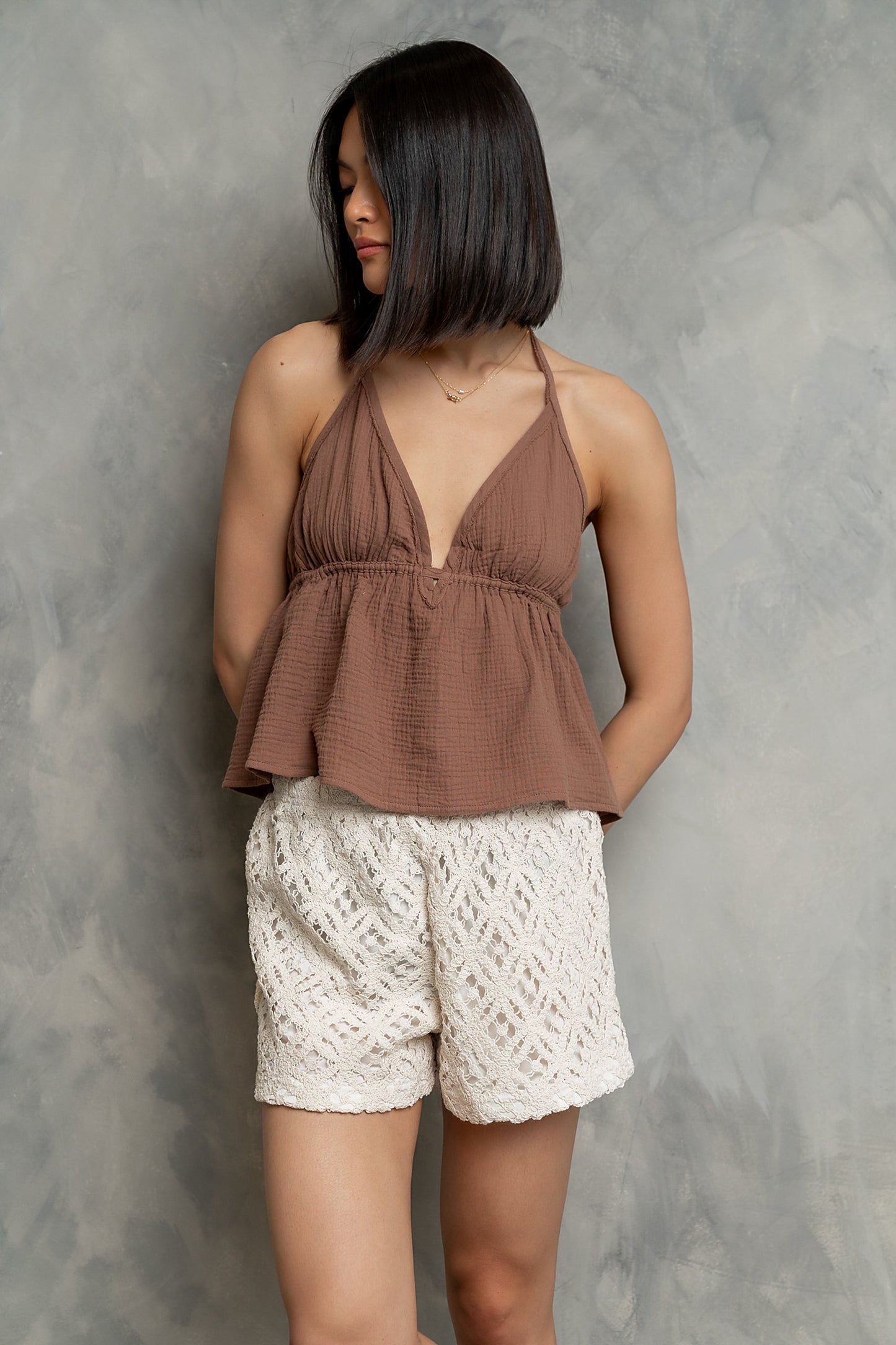 Eliza Crochet Shorts