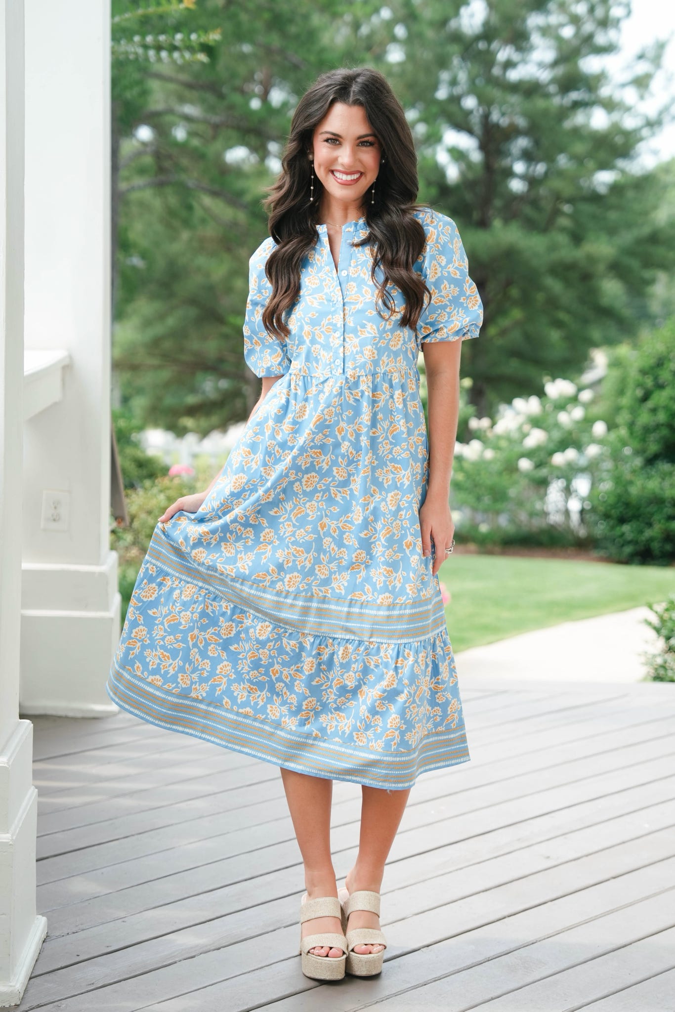 Mary Square Riley Ivy Script Dress