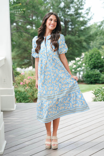 Mary Square Riley Ivy Script Dress