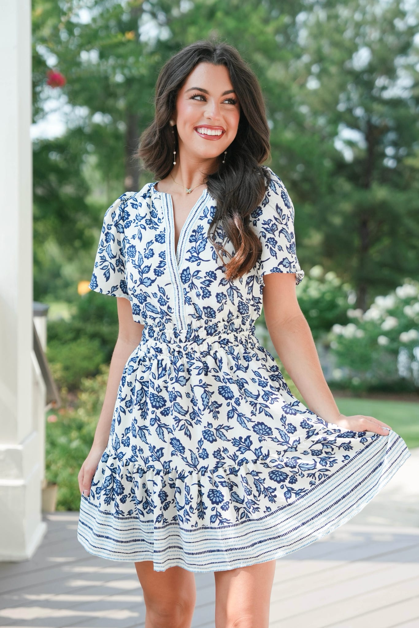 Mary Square Tracey Mini Ivy Script Dress