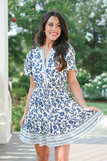 Mary Square Tracey Mini Ivy Script Dress
