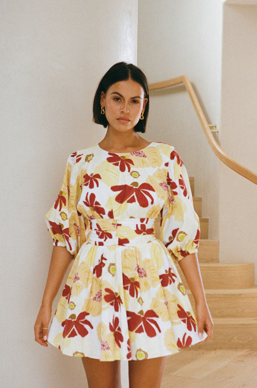 SAMPLE-Bettina Dress - Dusk Lily
