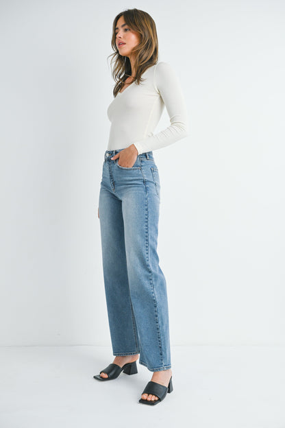 JBD High Rise Straight Jean
