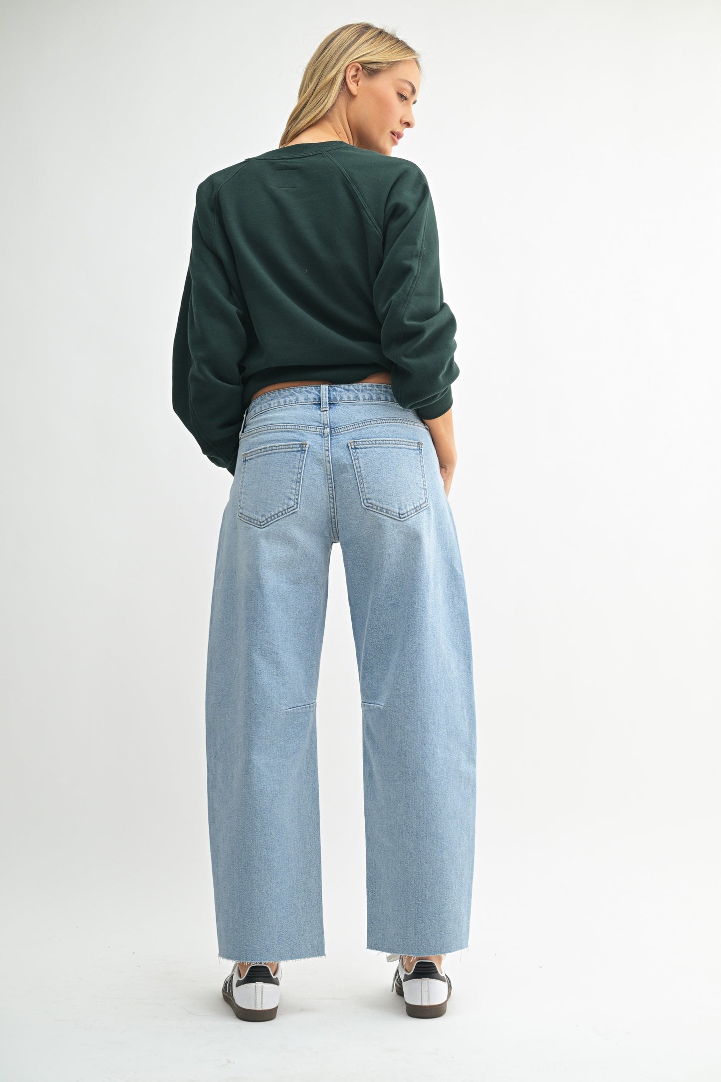 Just Black Barrel Jean
