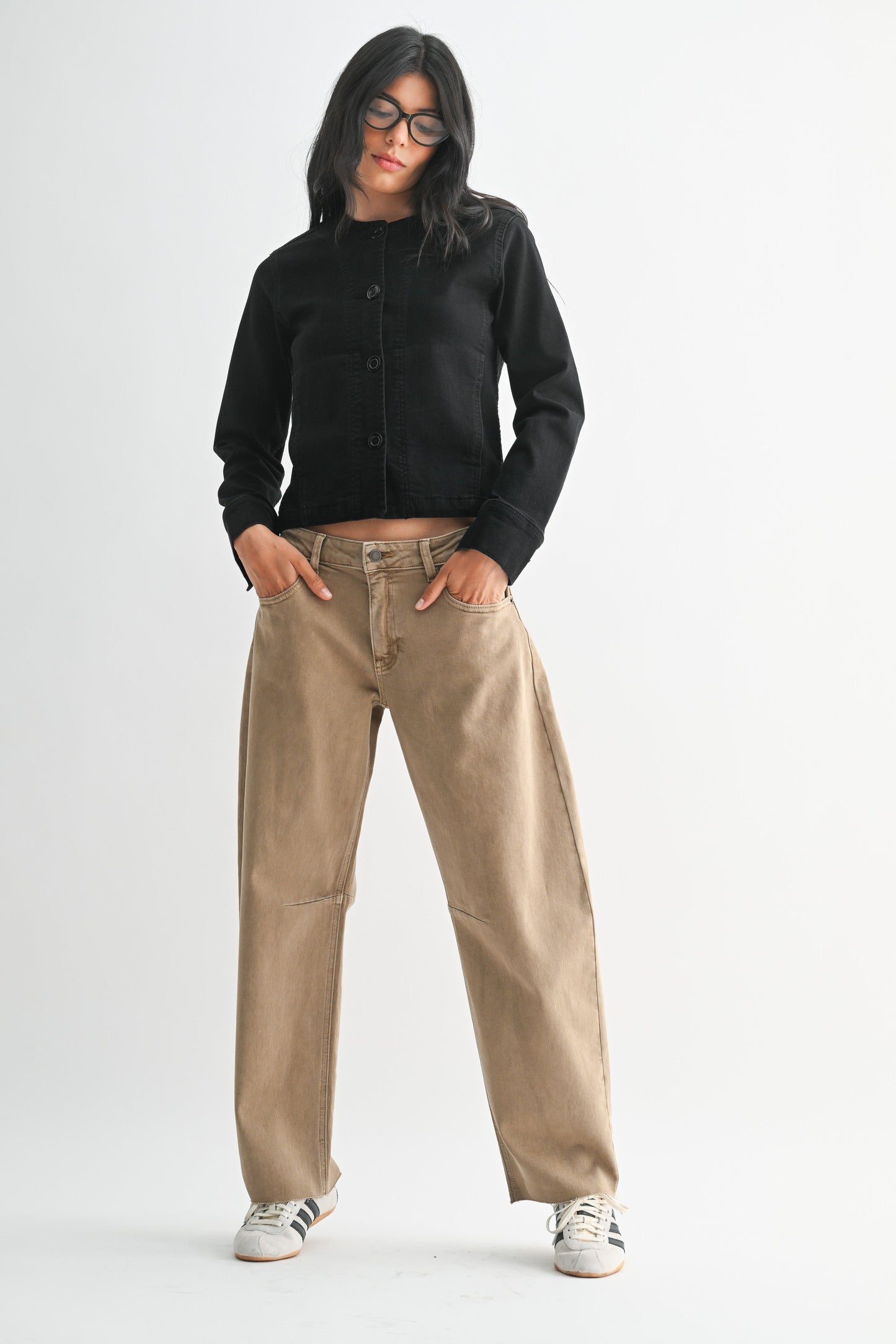 Just Black Barrel Jean