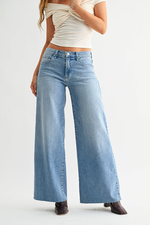 Just Black Denim Super Wide Leg Jean