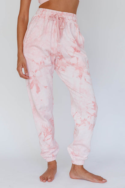 Take It Easy Jogger Track Pants Pink