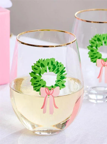 Mary Square Stemless Wine Glass