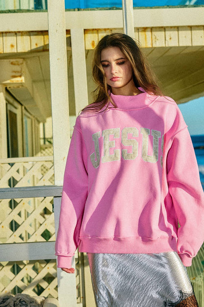 Jesus Camo Mockneck