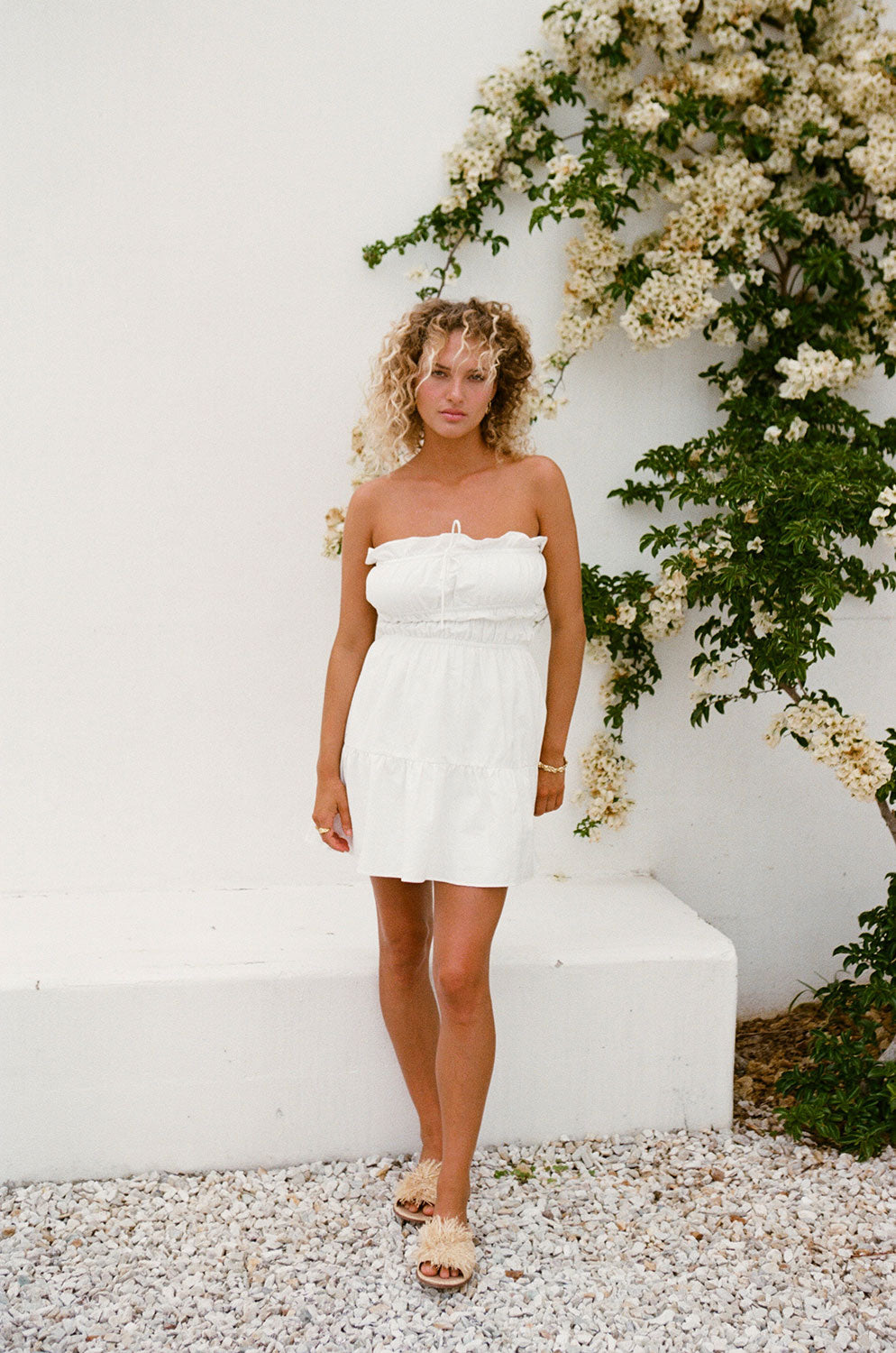 SAMPLE-Alaria Dress - White