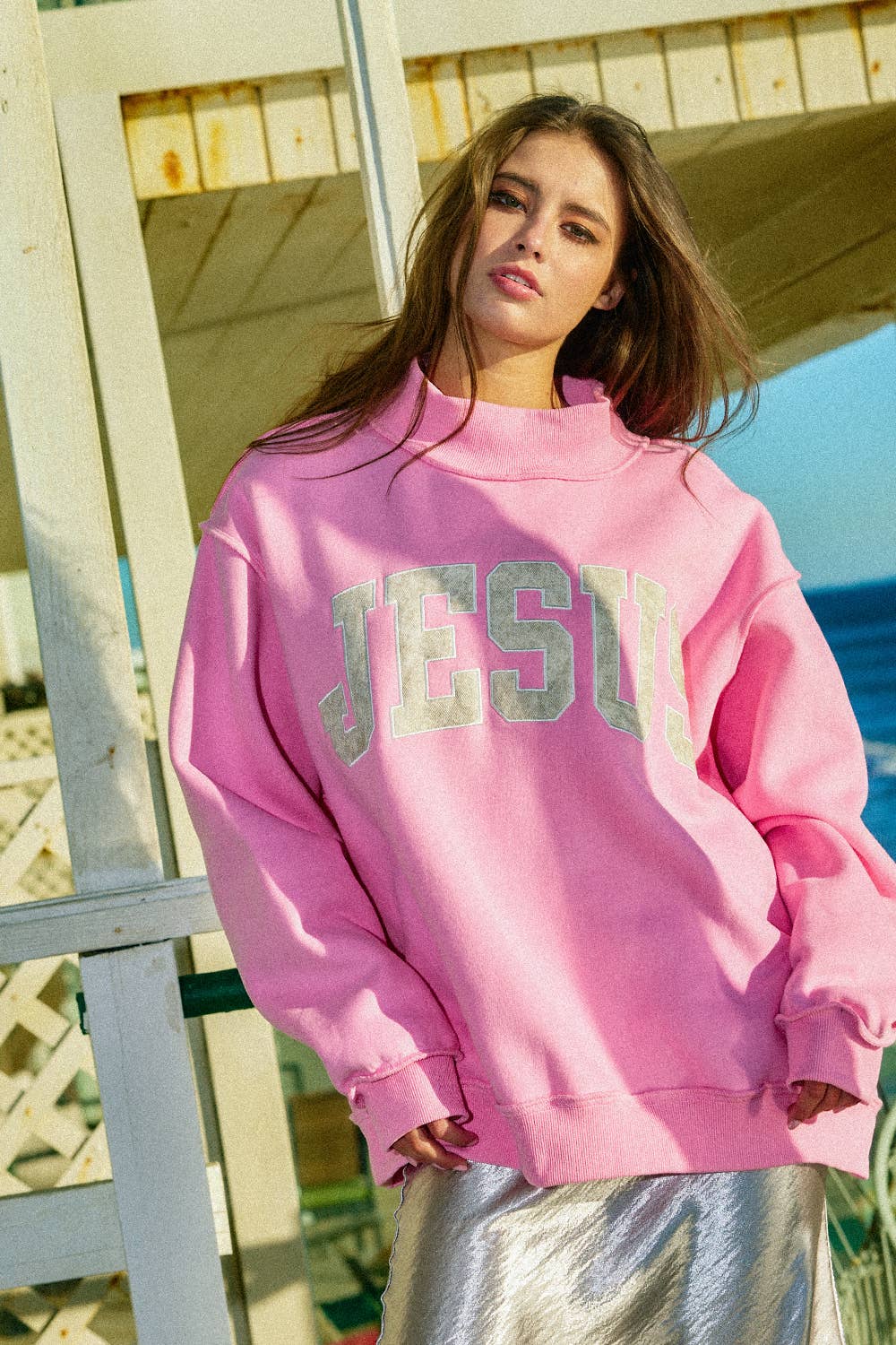 Jesus Camo Mockneck