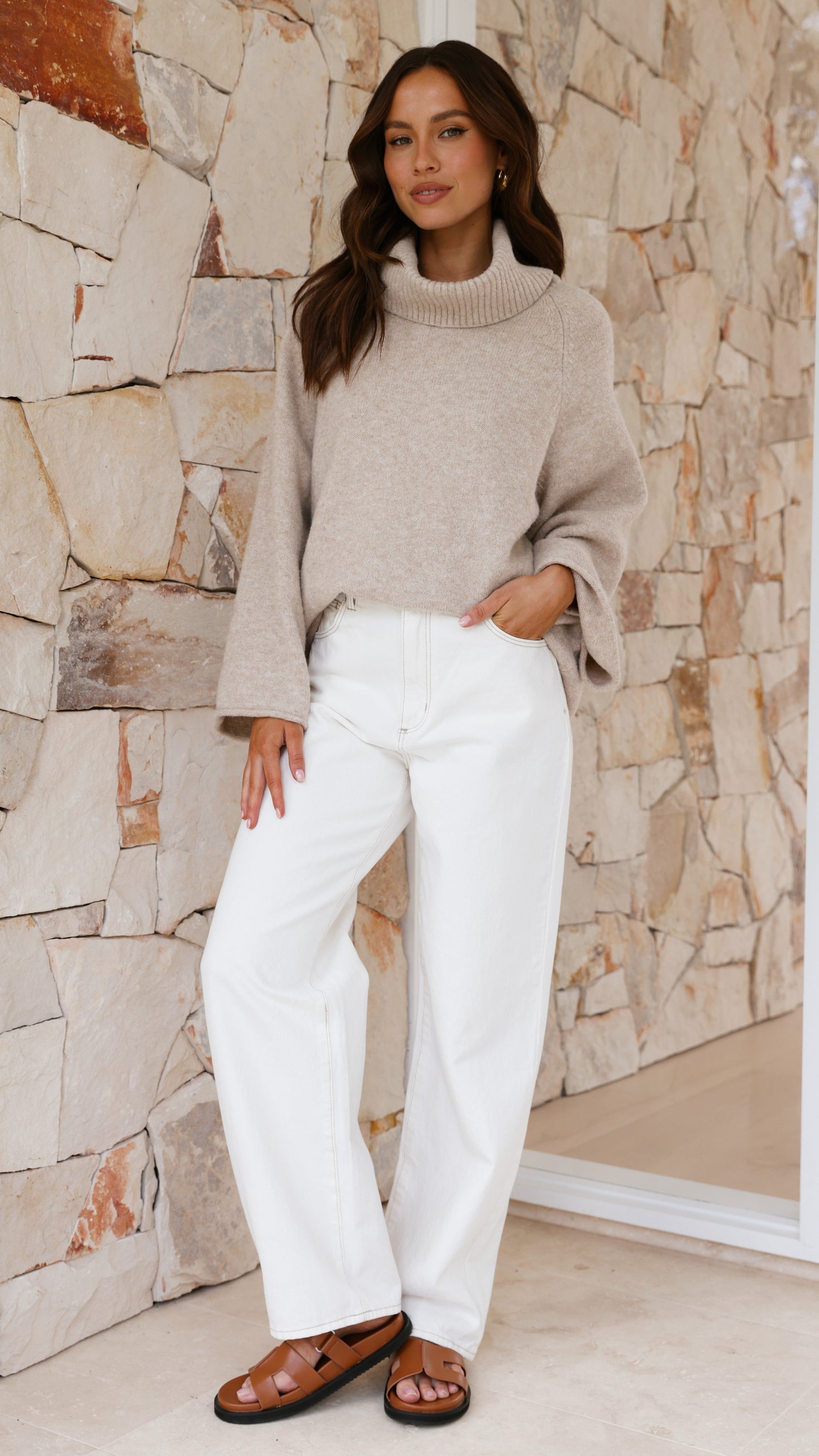 Jacques Knitted Jumper - Oatmeal