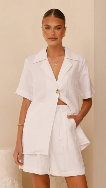 Emmaline Shorts - White