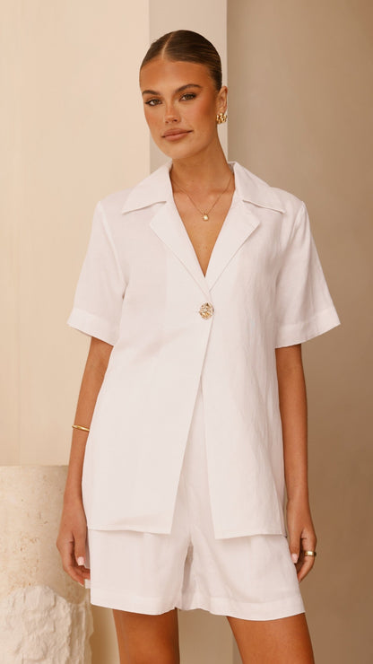 Emmaline Shorts - White