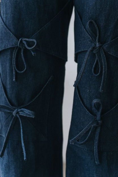 Poet Denim Pants - Dark Blue