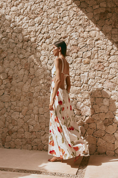SAMPLE-Eliska Dress - Poppy