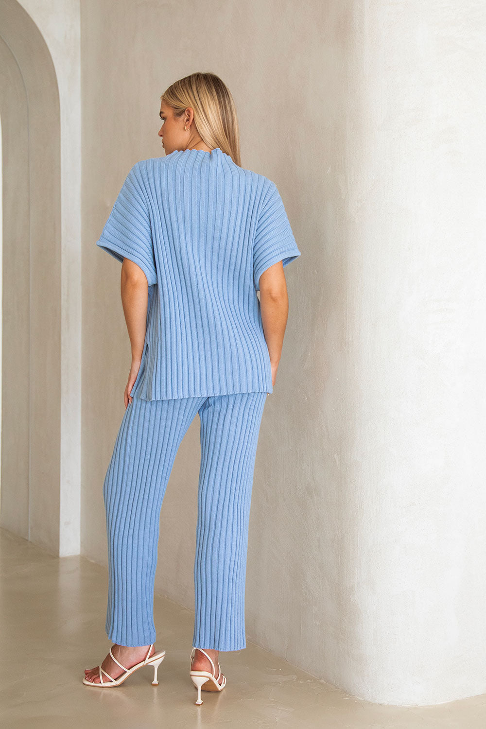 SAMPLE-Celine Pants - Blue