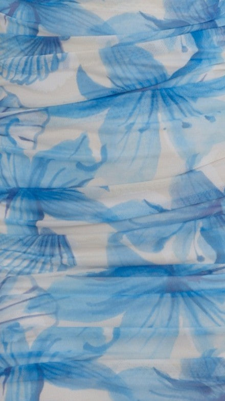 Saila Mini Dress - Ocean Bloom