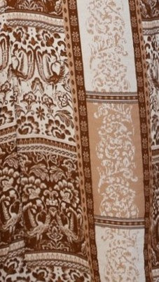 Latisha Pants - Brown / Beige Print