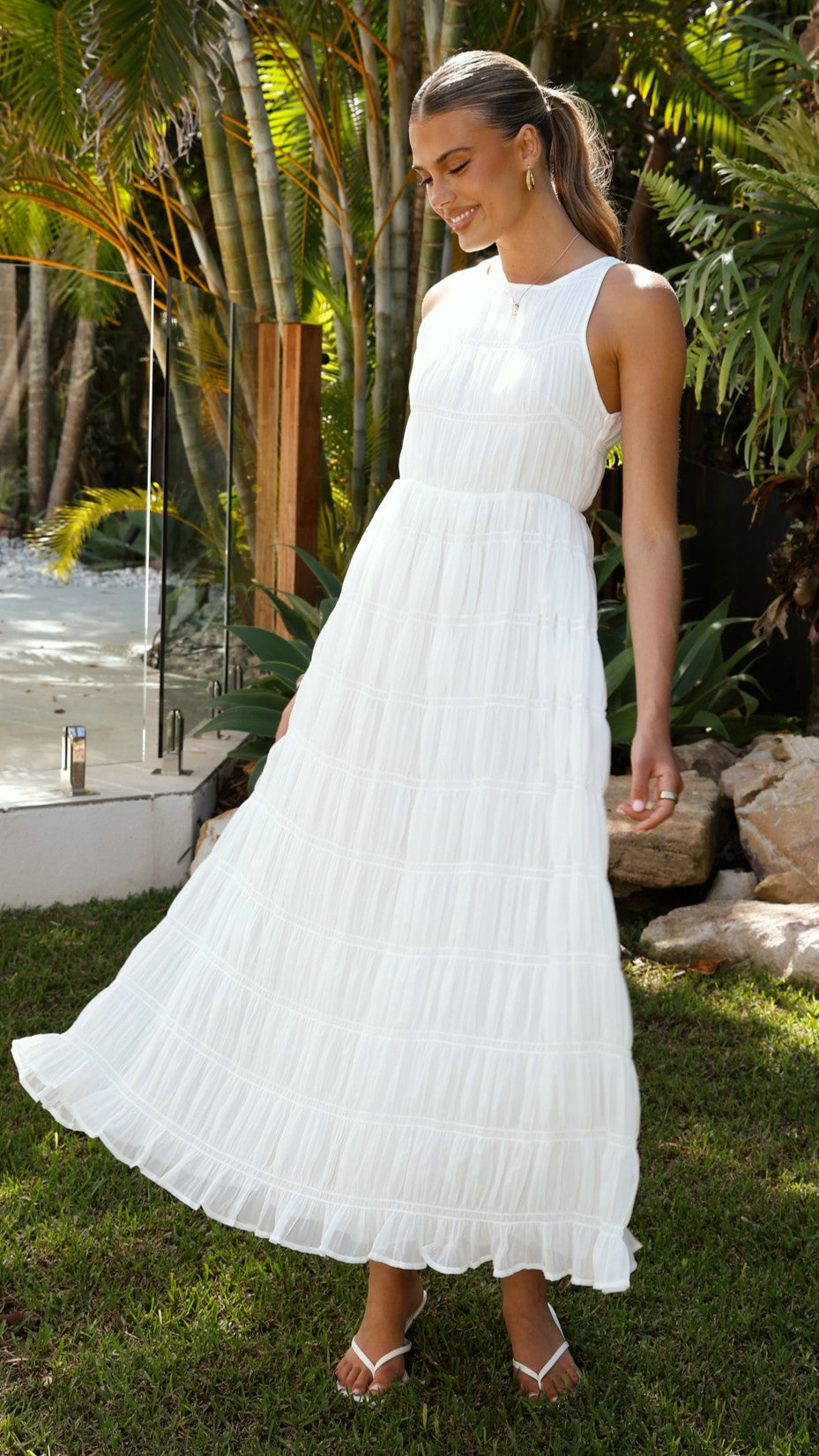 Lassie Maxi Dress - White
