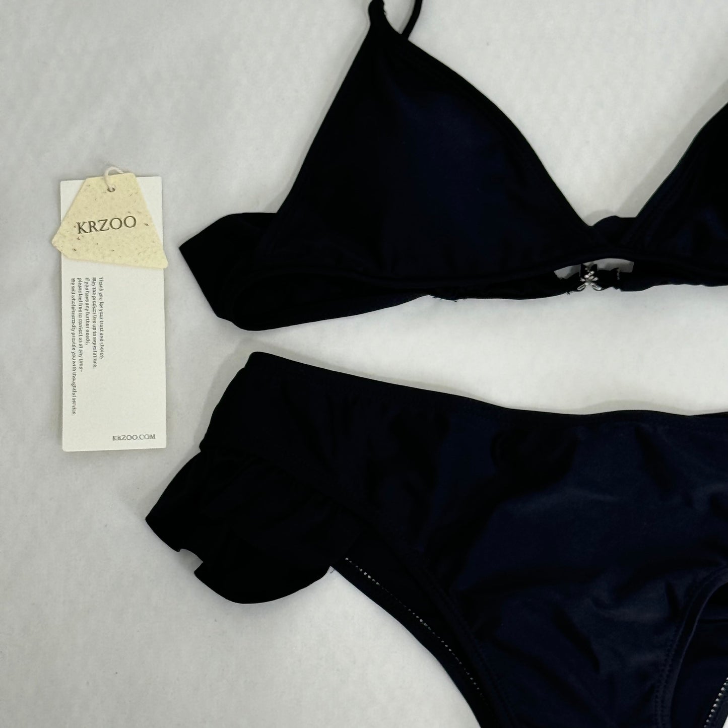 Bikini Swimsuit, Solid Color Bikini Set
